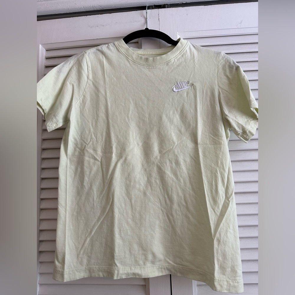 Nike girls light neon green/yellow tshirt